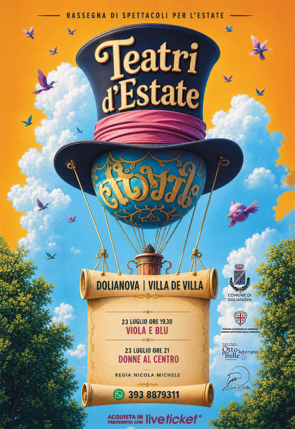 Rassegna Teatri d'Estate: Viola e Blu 