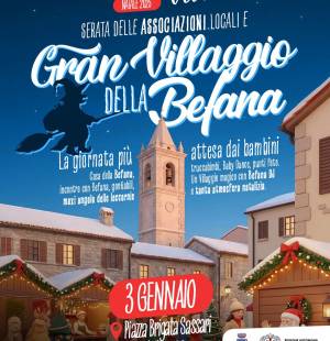 Gran Villaggio della Befana 3 gennaio 2026 