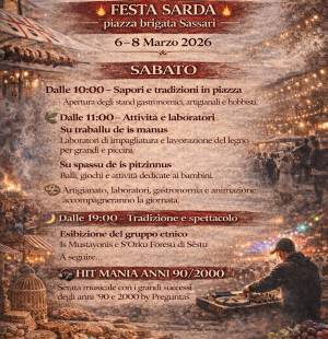 Programma sabato 7 marzo 2026