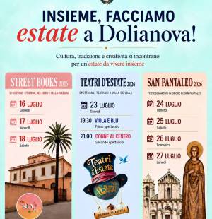 Locandina Eventi Dolianova dal 16 al 27 luglio 2026 