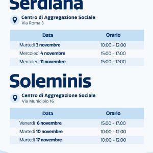 Calendario Serdiana e Soleminis