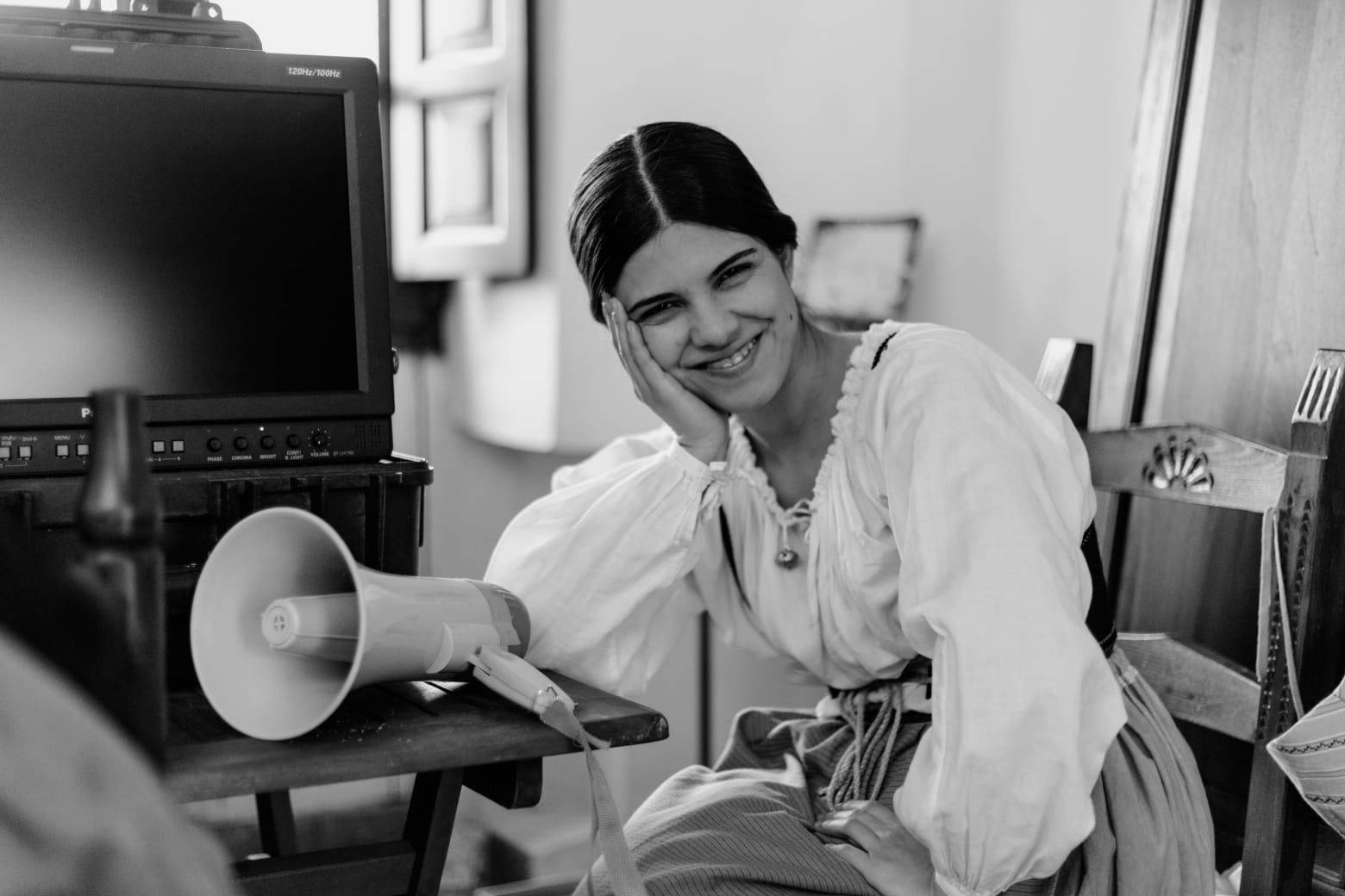 Barbara Pitzianti nel ruolo di Grazia Deledda